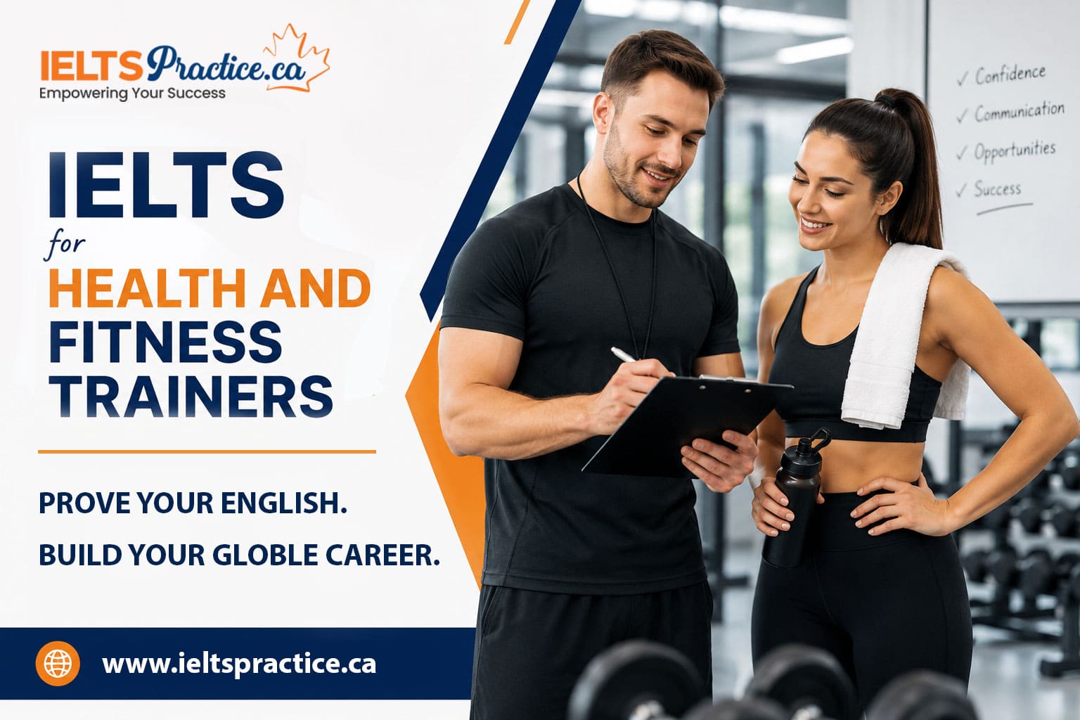 IELTS Exam For Health And Fitness Trainers | IELTS For Dietitians by ieltspractice.ca