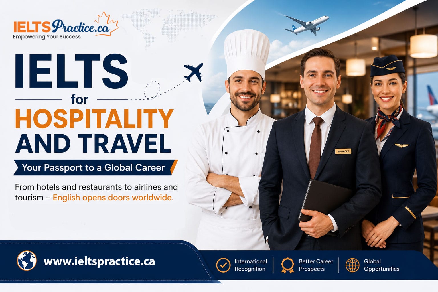IELTS For Hospitality And Travel |IELTS For Restaurant Managers |IELTS For Chefs by ieltspractice.ca