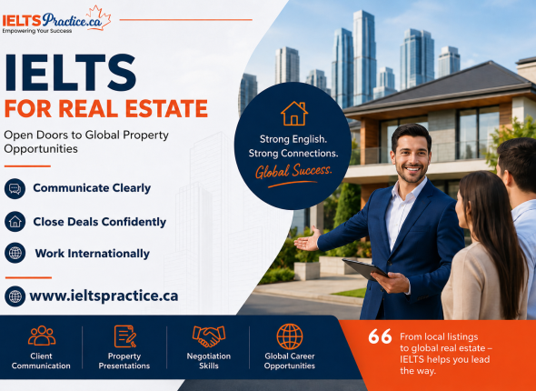 IELTS For Real Estate |IELTS For Real Estate Professionals |IELTS For Realtors by ieltspractice.ca