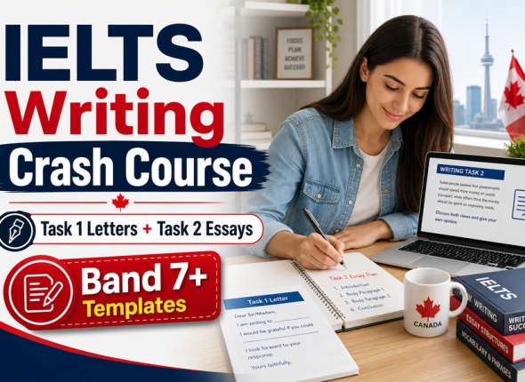 IELTS General Writing Crash Course | Band 7+ Templates, Essays & Letters by ieltspractice.ca