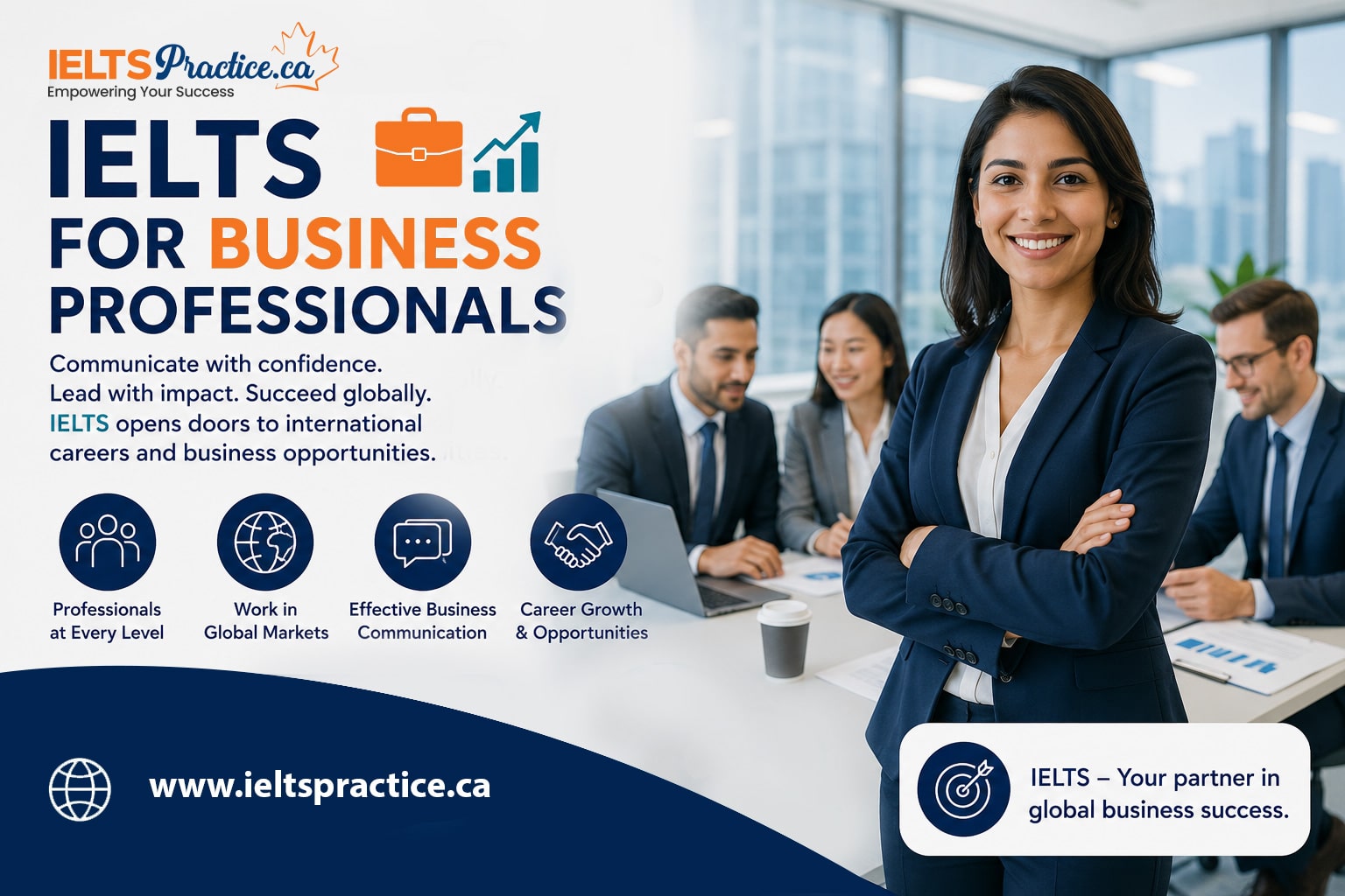 IELTS For Business Professionals | Achieve Higher Band Score For Career Success by ieltspractice.ca